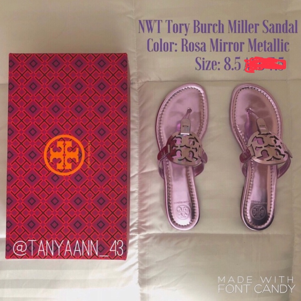 NWT Tory Burch Miller Sandal